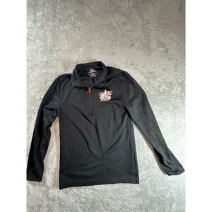USA Majestic Cool Base Baseball Team Quarter Zip Pullover Black S/CH/P
